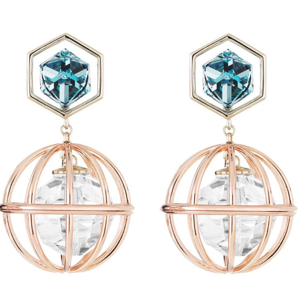 MARY KATRANTZOU X ATELIER SWAROVSKI EARRINGS NOSTALIGIA COLLECTION